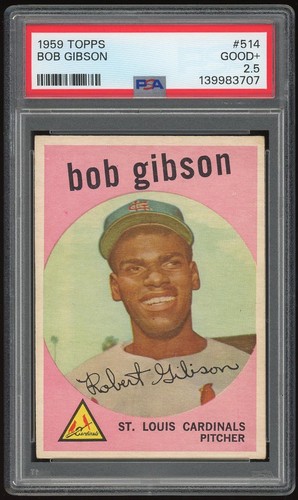 1959 topps 514 - #514, gibson