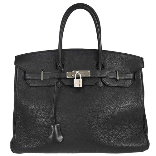 Borsa mano hermes black togo - a,