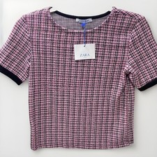 Top donna Zara piccolo rosa