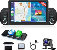 Autoradio per Fiat Panda 2013-2020 Carplay Android Auto 2+64G Gps Wifi Stereo