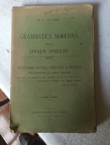 Libro 1910 grammatica moderna - libro,