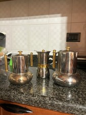 RARO SET DI CAFFETTIERE LAVAZZA PRINCIPESSA SERIE ORO