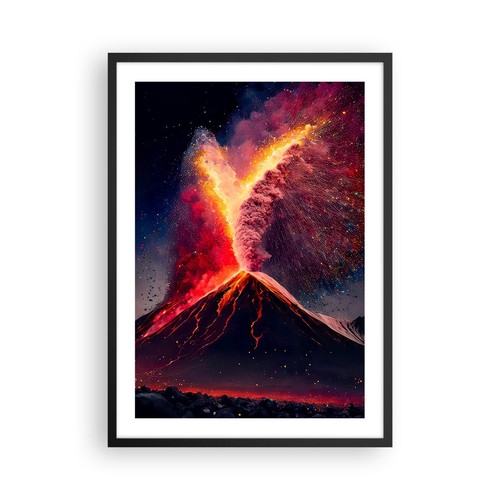 Poster 50x70cm vulcano panca - 50x70cm,
