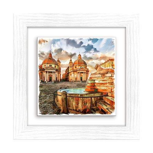 Lupia quadro ceramica stampata - ceramica,