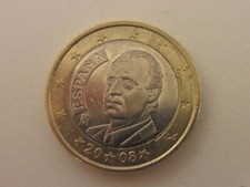 MONETA DA 1 EURO SPAGNA RE