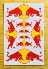 Adesivi Red Bull Trasparenti Moto Gp Foglio Completo Ktm X Fighters Cross Super