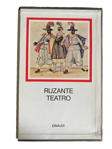 Ruzante teatro einaudi 1967 - teatro,