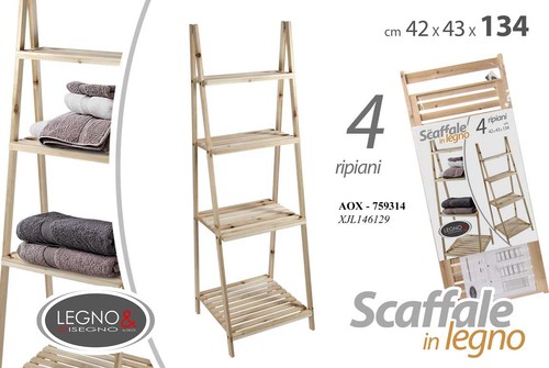 Scaffale portasciugamani legno - portasciugamani,
