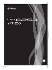 Yamaha psr e253 ypt - psr-e253, ypt-255