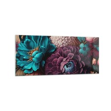Quadro vetro 120x50cm - quadro, fiori