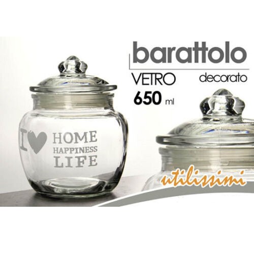 Barattolo ermetico vetro - ermetico, in
