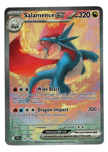 Salamence jtg 187 159 - ex,