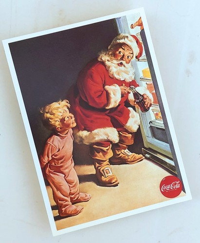 Coca cola cartolina vintage - coca-cola,