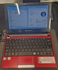 Packard Bell dot s Atom N450 1gb 160gb, caricatore laptop mancante chiave Alt Gr testata