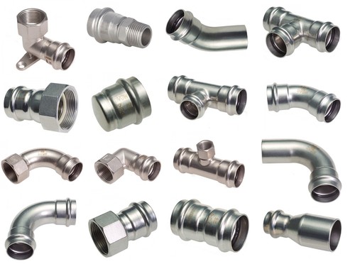 Raccordo pressare acciaio - raccordo,