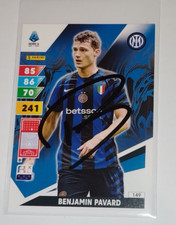 AUTOGRAFO BENJAMIN PAVARD BENJI MAGLIA FC INTER CALCIO CARD HAND SIGNED PANINI