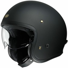 SHOEI CASCO JET J.O MATT BLACK TG.S