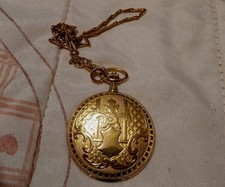 Orologio da tasca antico vintage, Placcato In Oro.