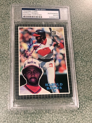 Harold baines 1985 donruss - baines,