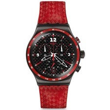 Orologio Swatch Uomo Irony Chrono Rosso Fuoco YVM401