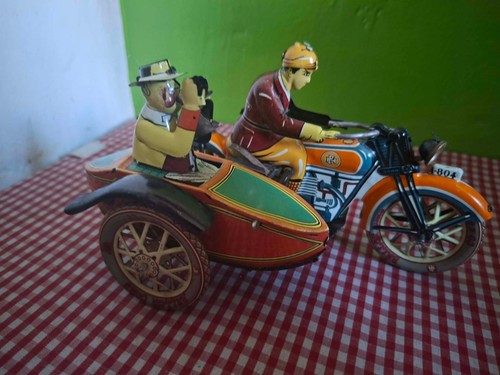 Moto con sidecar - con, in