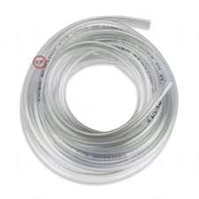 TUBO BENZINA TRASPARENTE CONFEZIONE 5 METRI MOTO SCOOTER TRASPARENTE Ø 6 x 9 mm