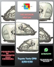Fari anteriori adatti per Toyota Yaris CP10 3/03-9/05 H4 Lente alogena