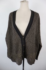 MARINA RINALDI MAGLIONE CARDIGAN LANA DONNA TG 25 WOMAN SWEATER CASUAL VINTAGE