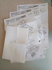 Gila 1:43 Autogrù Cristanini Fiat 693n VVF  "ISTRUZIONI DI MONTAGGIO"