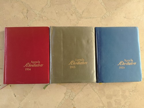 Agende rhodiatoce 1954 1955 - agende,