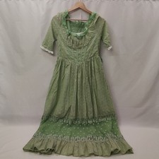 Abito donna in cotone verde