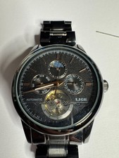 LIGE Orologio Automatico Uomo