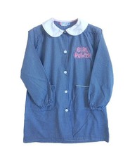 Grembiule scuola bambina Andy&Gio' 90181 Quadretti Blu/Bianco