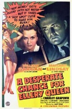 A Desperate Chance for Ellery Queen DVD - William Gargan dir. Hogan Mystery 1942