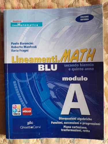 Lineamenti math blu modulo - lineamenti.math, a
