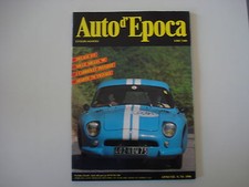 AUTO D'EPOCA 7-8/1990 FIAT ABARTH 750 VIGNALE/DELAGE D8/COPPA DEI 2 MARI