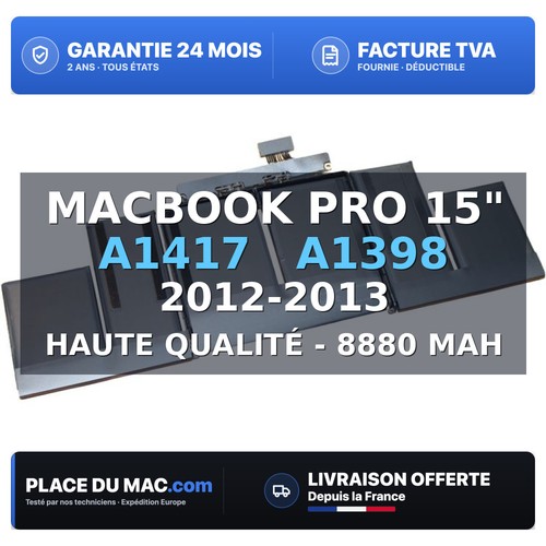 Batterie pour macbook pro - pro, 15