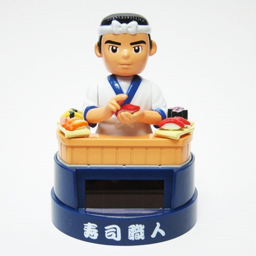 Statuina solare sushi - sushi, chef