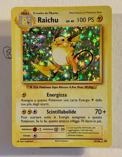 Pokemon raichu 108 - pokemon, rara