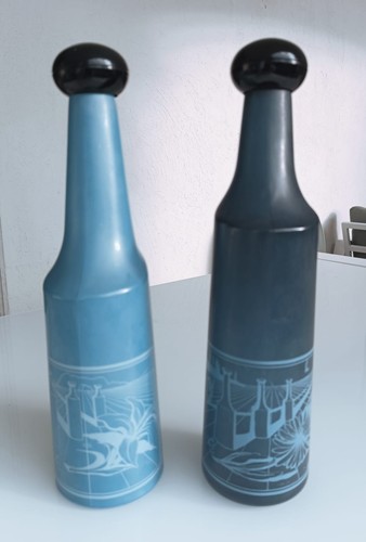 Coppia bottiglie vintage - coppia,