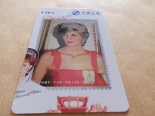 Cina Satcom 1 Scheda telefonica ricarica "Lady Diana"