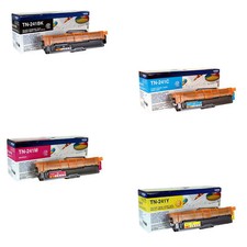 BROTHER TN-241 TONER ORIGINALE BK C M Y 2500/1400 pagine