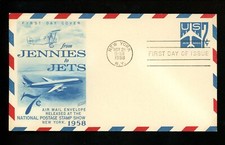 US FDC #UC33 Fleetwood 1958