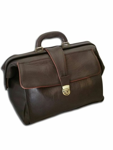 Borsa medico cuoio vero - da,