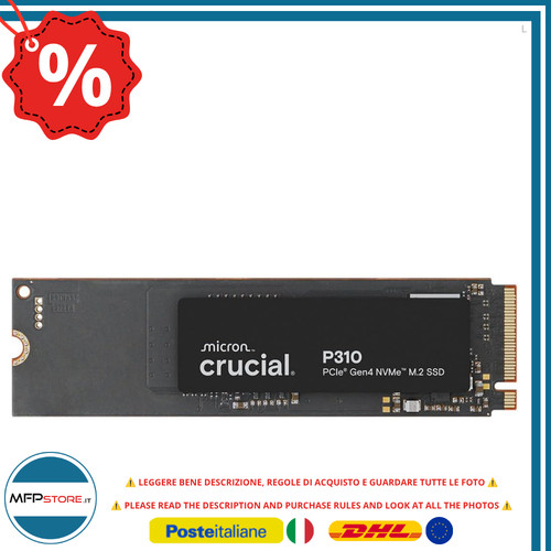 Unità ssd crucial p310 - unità, m.2
