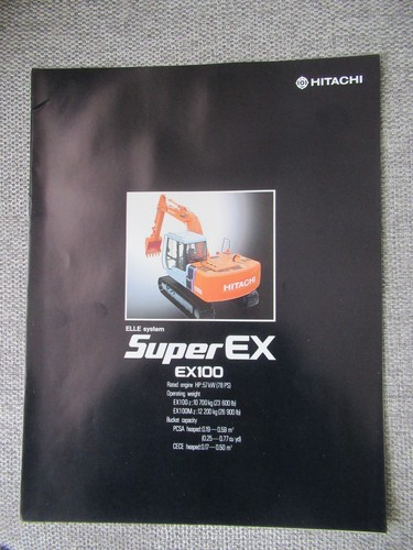 Brochure escavatore hitachi - escavatore,