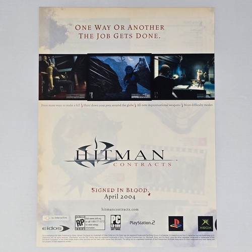 Pubblicità rivista hitman - pubblicità,
