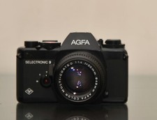 Mint Agfa Selectronic 3 Con Agfa Color Multi Coated 50mm f1.4 Film Tested Top