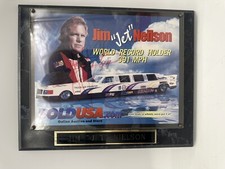 Foto firmata Jim Jet Neilson Racing 8x10 400 mph saline record velocità terra