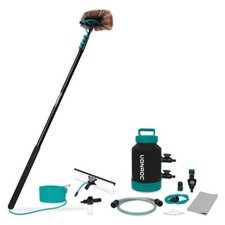Spazzola telescopica da 6,5 m e addolcitore d'acqua - Set completo VONROC